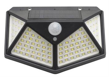 LAMPADA SOLARE 100 LED C SENS CREP MOV