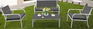 SET GIADA 2 POLTR+1SOFA+1TAVOL GRIGIO