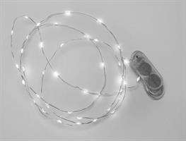LUCI DECOR.40 MICROLED BATT.BIANCO FR.