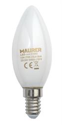 LAMPADA OLIVA MILKY LED 4,5W C.FIL.E14