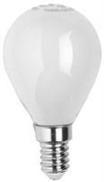LAMPADA SFERA MILKY LED 6,5W C.FIL.E27