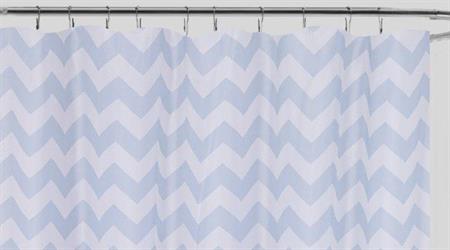 TENDA DOCCIA TESSUTO RIGHE CM 180X200