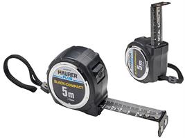 FLESSOMETRO BLACK COMP.5MTX25MM NERO