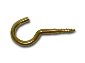 GANCI A VITE OTTONE   LUC. 20X70 PZ. 2
