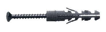 TASSELLI NYLON CON VITE MM 8    PZ. 6