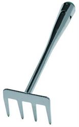 RASTRELLI 4 DENTI ACCIAIO CROMATO