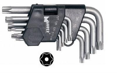 CHIAVI TORX CORTE C.FORO T10-T50 PZ9