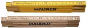 DOPPIMETRO LEGNO GIALLO MT.2