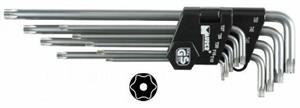 CHIAVI TORX LUNGHE C.FORO T10-T50 PZ9