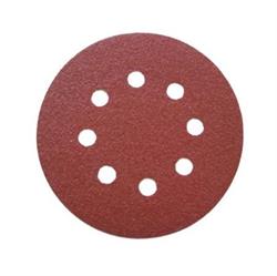 DISCO ABRAS.VELCRO 8F MM125  GR80 PZ10