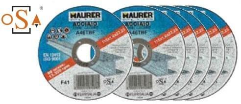 DISCHI MAURER X INOX  MM 115X1,6   5+1