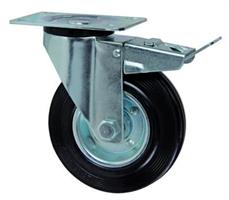 RUOTE MAURER GOMMATE P.GIR.FRENO MM 80