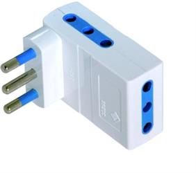 ADATTAT.TRIPLI 2P+T SALVASPAZIO 3X10A