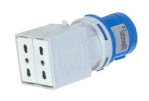 ADATTATORI MAURER SPINA+2PRESE 2P+T