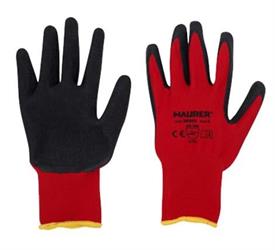 GUANTI NYLON ROSSO GRIPFLEX 10