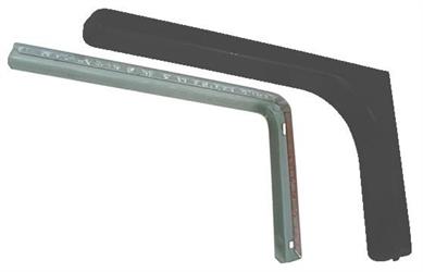 MENSOLE COPERTURA ABS NERE CM 18