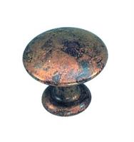 POMOLI OTTONE ANTICATO MM 25 C.VITI