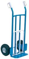 CARRELLO PALA RIBALTABILE RUOTE PNEUM.