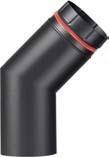 CURVE ALA NERE ECOPELLET 45 GRADI MM80