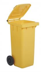 BIDONE GIALLO CARRELLATO LT 120