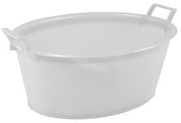 BAGNI OVALI POLITENE CM60 LT 30 NEUTRI