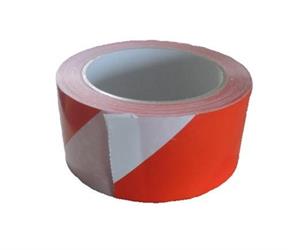 NASTRO SEGNALET.BIANCO-ROSSO 50X66MT