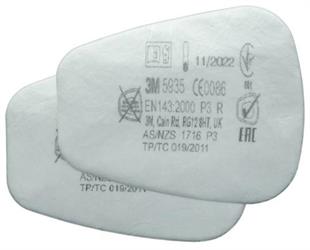 FILTRO 3M ANTIPOLVE. BUSTA PZ2 P3 5935