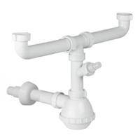 SIFONI PLAST.2 VIE S.PILET.SCARICO LAV