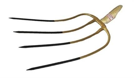 FORCA DA FIENO 4 DENTI C/CODOLO CM.37