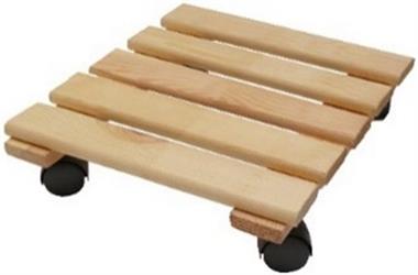 CARRELLO QUADRO C/RUOTE CM.30X30X7