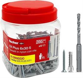 TASSELLO FISCHER SX PLUS S6X30 PZ.200