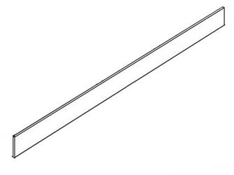 SPONDINA ANTERIORE GRIGIA LB6 CM100X10