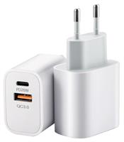 ALIMENTATORE 1 USB / 1 TYPE-C BIANCO