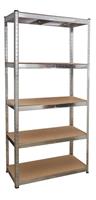 SCAFFALE ZINC.LEGNO CM 180X90X40
