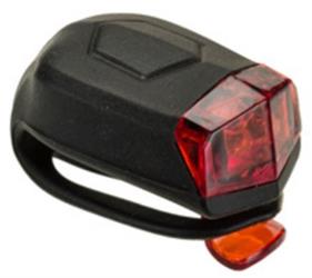 FANALE POSTERIORE BICI 2 LED 3 FUNZ.
