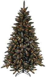 ALBERO NATALE H180 DELUX LUCI INTEGR.